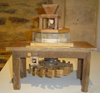 maquette d'un moulin à farine